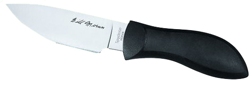 Spyderco FB02P Moran  3.88" Fixed Drop Point Plain Satin VG-10 SS Blade/Black FRN Handle Includes Sheath w/G-Clip
