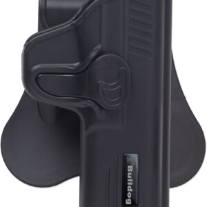 Bulldog RRSWMP Rapid Release Holster w/Paddle OWB Black Polymer Fits S&W M&P Right Hand