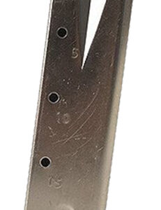 Mec-Gar MGRP8515N Ruger 15rd 9mm Luger, Fits Ruger P95/P85/P89/P93/P94, Nickel Carbon Steel