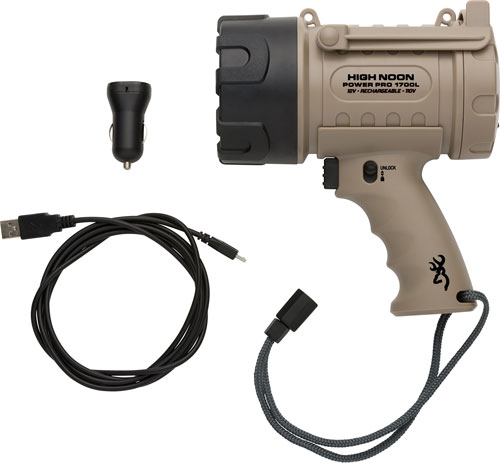 BROWNING HIGH NOON POWER PRO - SPOTLIGHT 1700 LUMENS RECHRGB