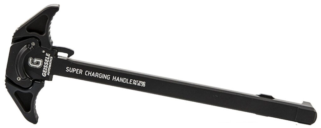 Geissele Automatics 05476B Super AR-10 Black Black Hardcoat Anodized 7075-T6 Aluminum Ambidextrous Hand