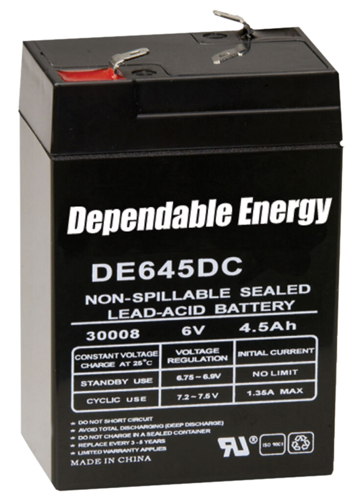 American Hunter DE30052 HR Rechargeable Battery 6 Volt 4.5 AMP
