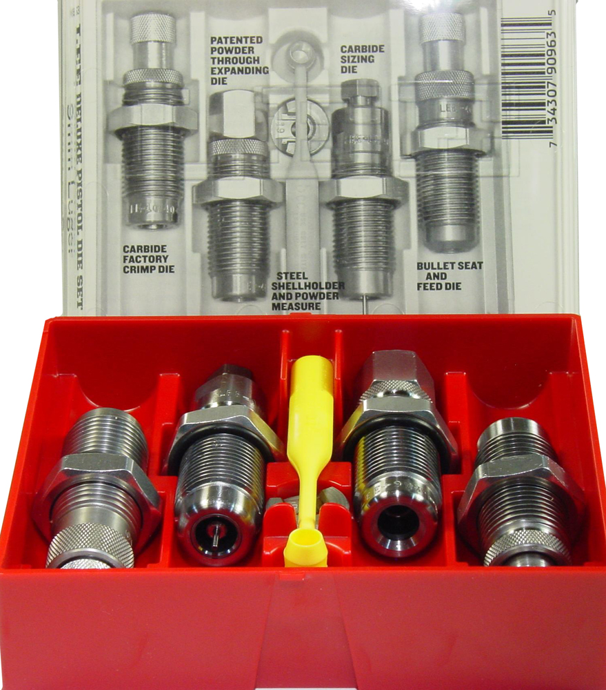 Lee Precision 90963 Deluxe 4 Die Set 9mm Luger