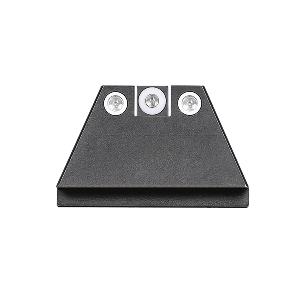 Night Fision GLK004003WGW Suppressor Height Sights For Glock  Green Tritium White Outline Front Sight-Green Tritium White Outline Rear Sight Glock 17/17L/19