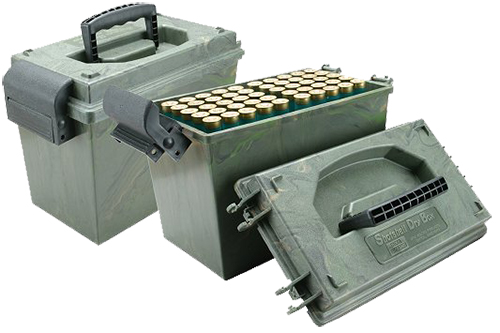 MTM Case-Gard SD1001209 Shotshell Dry Box 12 Gauge Shotgun Wild Camo Polypropylene 100rd