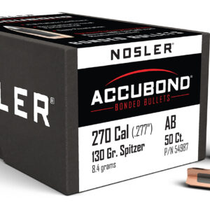 Nosler 54987 AccuBond  270Win 130gr Spitzer Point 50/Box