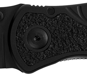 Kershaw 1670TBLKST Blur 3.40" Folding Tanto Part Serrated Black DLC 14C28N Steel Blade Black Anodized Aluminum Handle Includes Pocket Clip