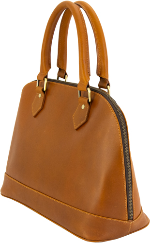 CAMELEON S&W CLASSIC SATCHEL - CONCEALED CARRY PURSE BROWN - Image 2