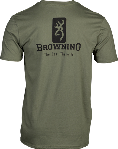 BROWNING SS T-SHIRT EMBLEM - MILITARY GREEN LARGE
