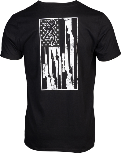 BROWNING SS T-SHIRT BROWNING - LEGACY FLAG BLACK XLARGE