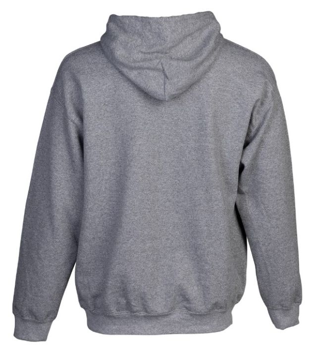 BROWNING HOODIE BRANDED BUCK - MARK HEATHER GRAY LARGE