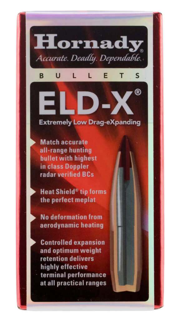 Hornady 25418 ELD-X 25 Cal .257 110 gr Extremely Low Drag eXpanding 100 Per Box/ 25 Case