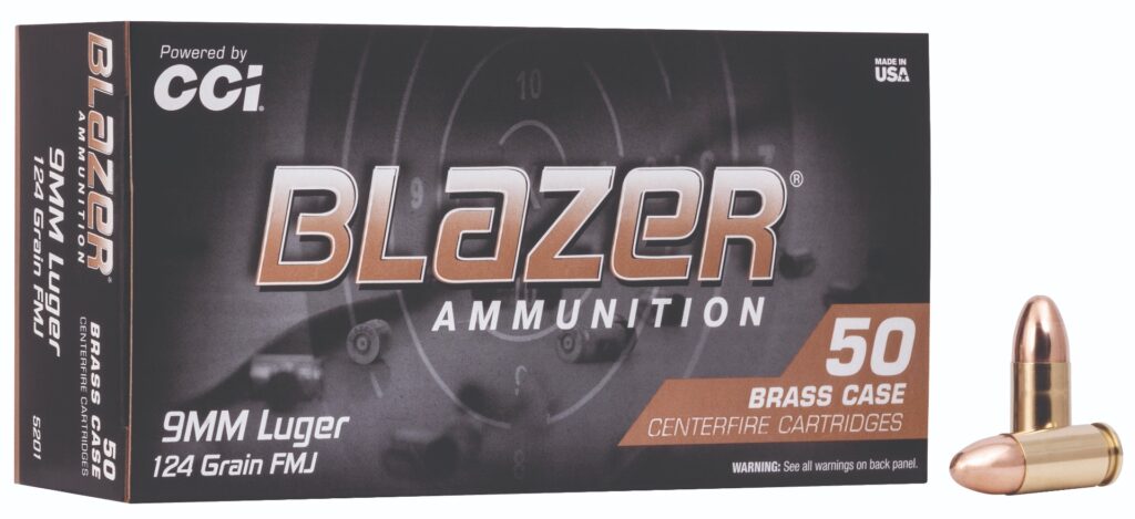 CCI 9MM 124GR BLZBRSS FMJ 50RD