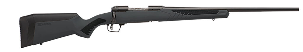 Savage Arms 57062 110 Hunter Full Size 204 Ruger 4+1 22" Matte Black Button-Rifled Barrel, Matte Black Drilled & Tapped Carbon Steel Receiver, Adj AccuStock Matte Gray Synthetic Stock, Right Hand