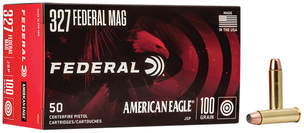 Federal AE327 American Eagle Handgun 327FederalMag 100gr Soft Point 50 Per Box/20 Case
