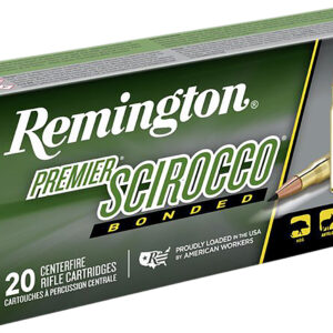 Remington Ammunition 29320 Premier Scirocco Bonded 243Win 90gr Swift Scirocco Bonded 20 Per Box/10 Case