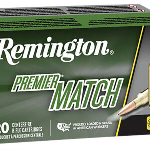 Remington Ammunition 27676 Premier Match 6.8mmRemSPC 115gr Sierra MatchKing BTHP 20 Per Box/10 Case