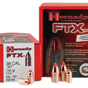 Hornady 45201 FTX 45 Cal .452 250 gr Flex Tip eXpanding 50 Per Box/ 25 Case