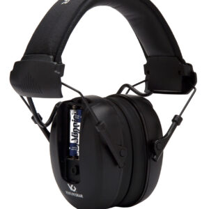 Pyramex VGPME10 Venture Gear Clandestine Electronic Muff 24 dB Over the Head Black Adult 1 Pair