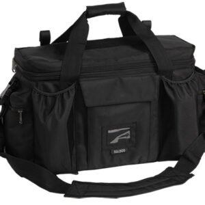 Bulldog BD920 Deluxe Police & Shooter XL Black Nylon w/ Removeable Dividers, Storage Pockets