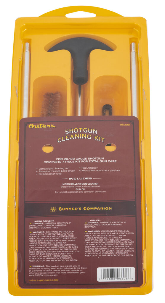 Outers 96308 Aluminum Rod Shotgun Kit 20/28 Gauge Shotgun (Clam Pack)