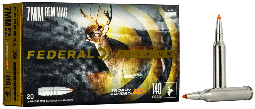 Federal P7RTT2 Premium 7mmRemMag 140gr Trophy Bonded Tip 20 Per Box/10 Case