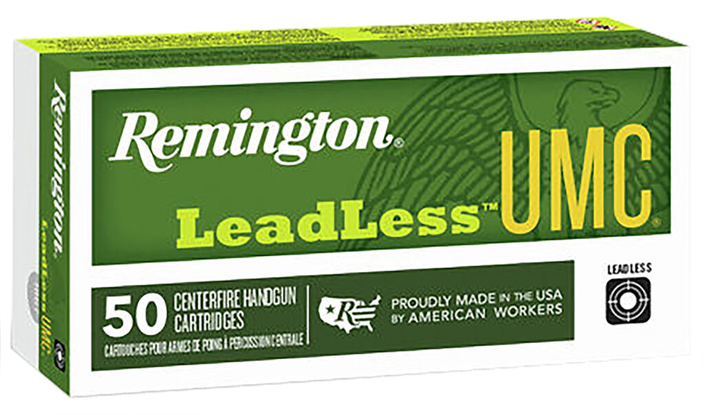 Remington Ammunition 23791 UMC Leadless 40S&W 180gr Flat Nose Enclosed Base 50 Per Box/10 Case