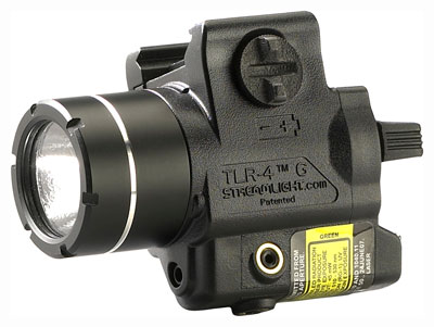STREAMLIGHT TLR-4G LIGHT/LASER - WHITE LED/GREEN LASER RAILMNT