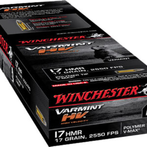 Winchester Ammo S17HMR1 Varmint HV 17HMR 17gr Hornady V Max 50 Per Box/20 Case