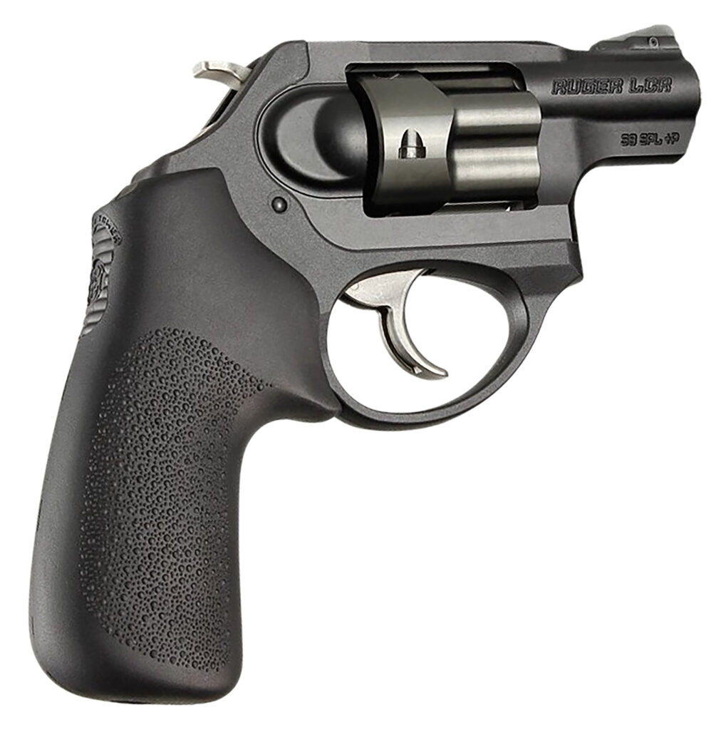 Hogue 78030 Tamer  Black Rubber Cushion Grip without Finger Grooves for Ruger LCR, LCRx