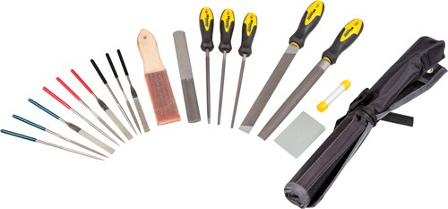 WHEELER FILE SET PROFESSIONAL - GUNSMITHING W/STORAGE POUCH