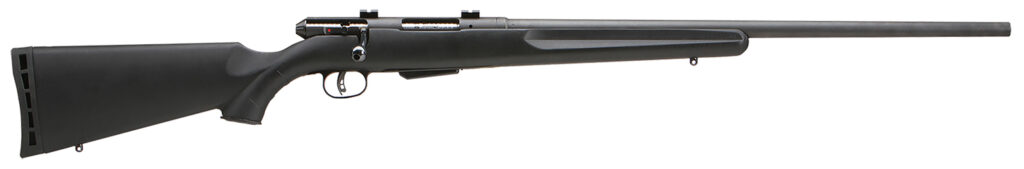 Savage Arms 19156 25 Walking Varminter Full Size 204 Ruger 4+1 22" Matte Black Heavy Barrel, Matte Black Carbon Steel Receiver Drilled & Tapped, Matte Black Fixed Varmint Synthetic Stock, Right Hand