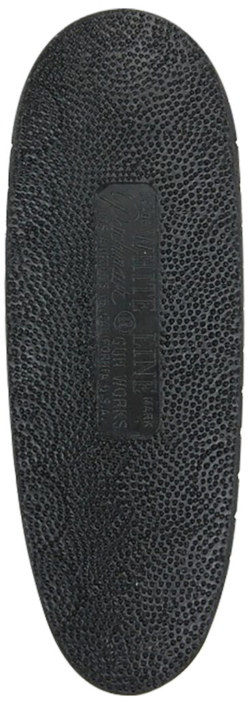 Pachmayr 00006 F325 Deluxe  Black w/White Line Medium Rubber For Rifle/Shotgun