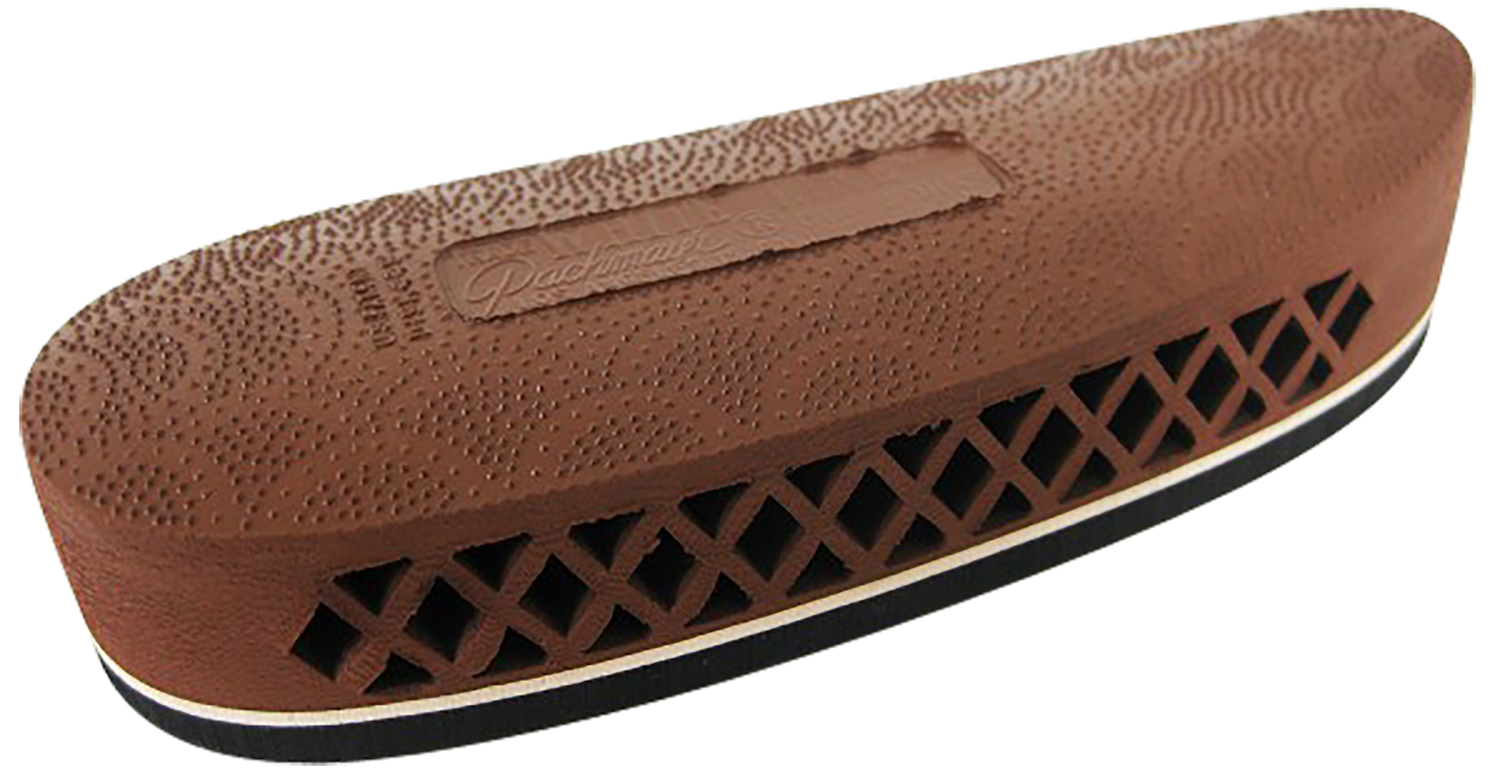 Pachmayr 00007 F325 Deluxe Brown w/White Line Medium Rubber For Rifle/Shotgun