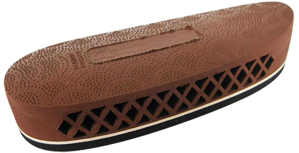 Pachmayr 00002 F325 Deluxe  Brown w/White Line Large Rubber For Rifle/Shotgun