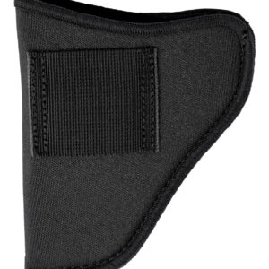 Uncle Mike's 21112 GunMate Hip Holster IWB Size 12 Black Tri-Laminate Belt Clip/Belt Loop Compatible w/Glock Fits 4-5" Barrel Belt 2" Wide Ambidextrous