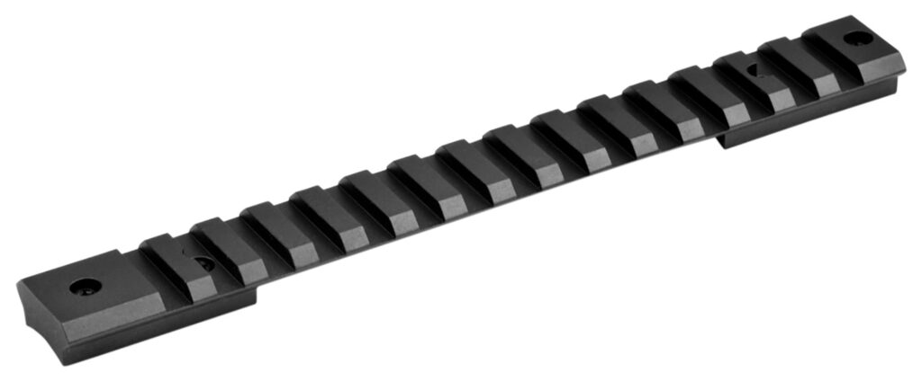 Warne M674M Tactical Picatinny Rail Matte Black Steel Christensen Arms/Bergara B-14/Remington 700 Rifle Long Action, 0 MOA