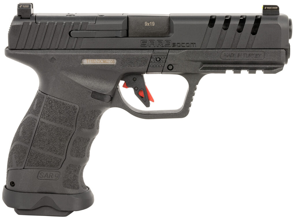 SAR FIREARMS SAR9 SOCOM 9MM BLK 5.2" TB