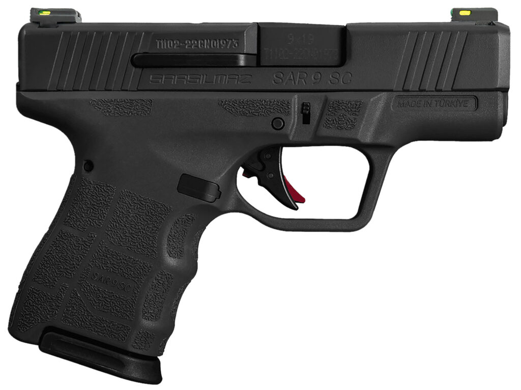 SAR FIREARMS SAR9 SC 9MM BLK 3.3" 12+1    #