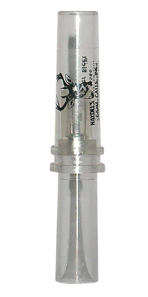 Haydel's Game Calls DB85 Deer Bleat  Open Call Doe Sounds Attracts Deer Clear Acrylic