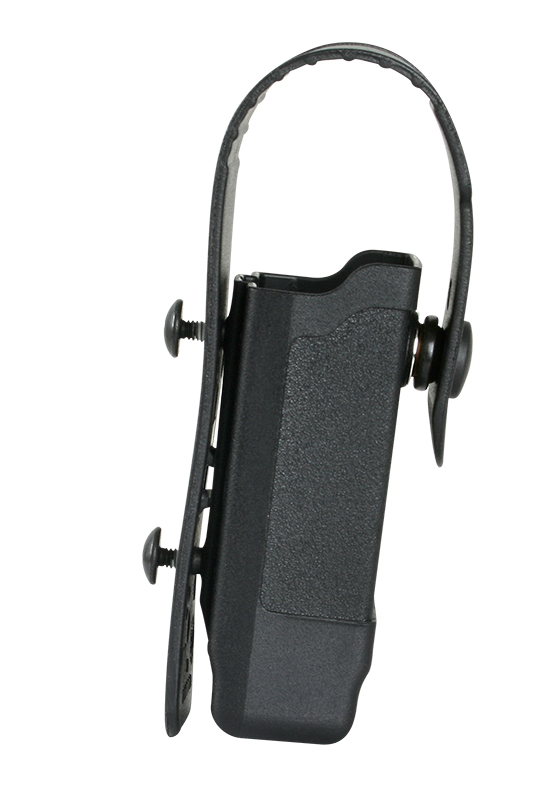 Blackhawk 430900BK Tactical Mag Pouch  Single Black Polymer Snap Compatible w/Single Stack or Double Stack