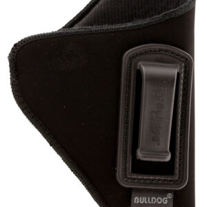 Bulldog DIP224 Deluxe IWB Black Suede Like Belt Clip Fits S&W J Frame/Taurus 85/2-2.50" Barrel Right Hand