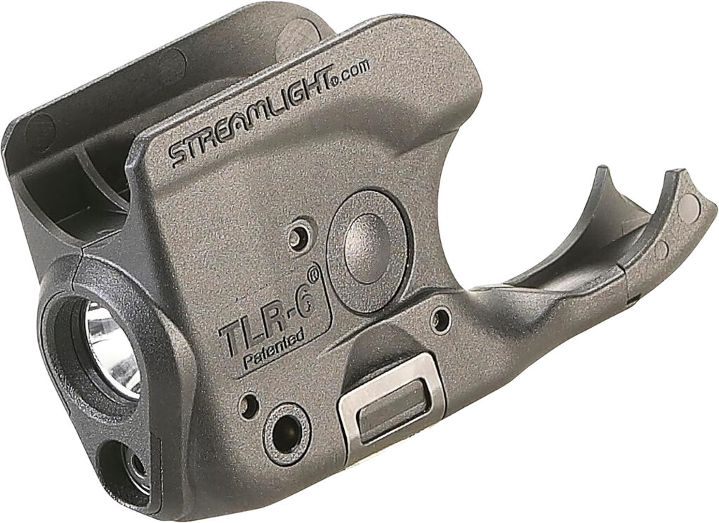 Streamlight 69277 TLR-6 Gun Light  Black 100 Lumens White LED/Red Laser Non-Rail 1911