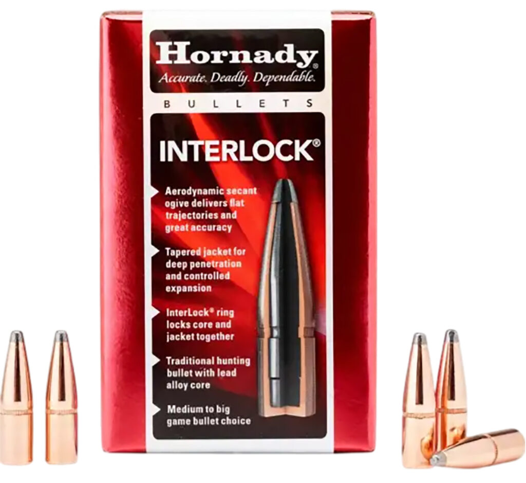 Hornady 2845 InterLock 7mm .284 162 gr Boat Tail Spire Point 100 Per Box/ 15 Case