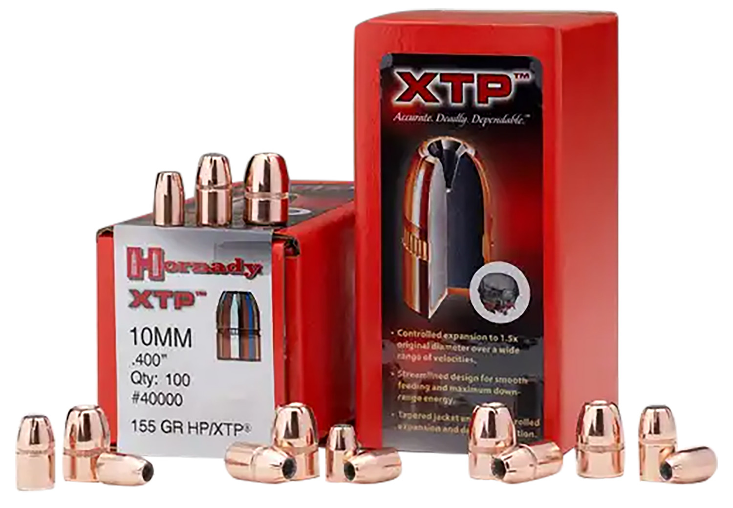 Hornady 35740 XTP 38 Cal .357 140 gr Hollow Point 100 Per Box/ 25 Case