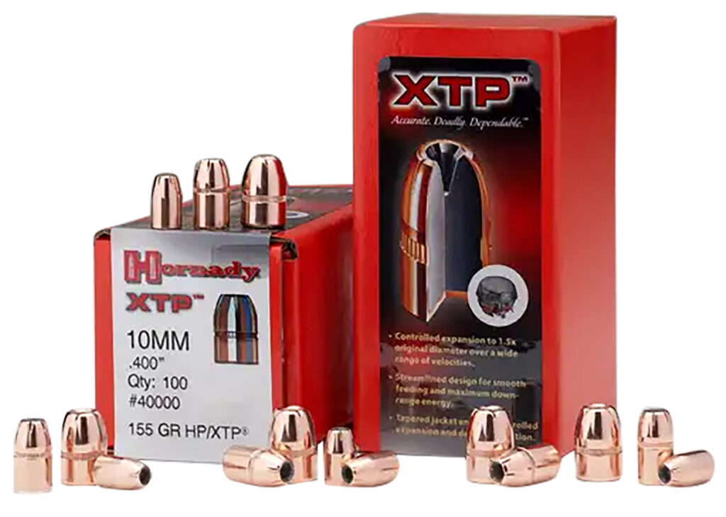 Hornady 40000 XTP  10mm Auto .400 155 gr Hollow Point XTP 100 Per Box/ 25 Case