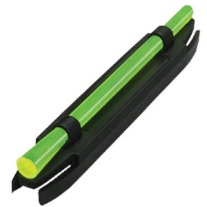 HiViz M200 M-Series Magnetic Front Sight  Black | Green with Red Center Fiber Optic Front Sight