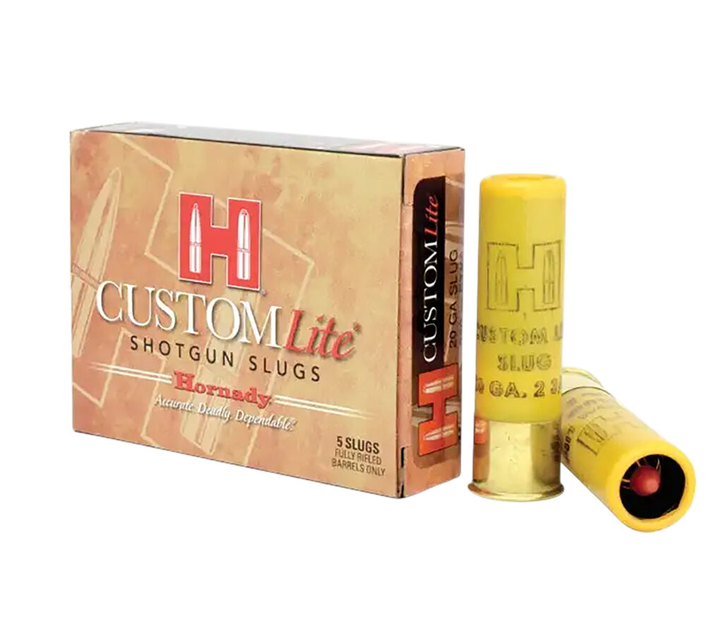 Hornady 86233 Custom Lite 20 Gauge 2.75" FTX Slug Shot 5 Per Box/ 20 Case