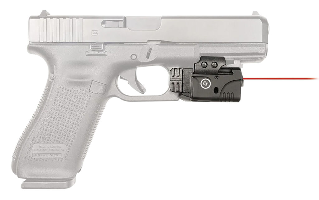 Crimson Trace 0142501 Rail Master Pro Red Laser 100 Lumens, Output 633nM Wavelength, Picatinny/Weaver Rail Mount