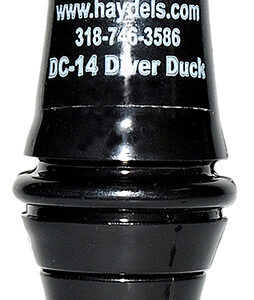 Haydel's Game Calls DC14 Diver Duck Open Call Attracts Ducks Black Acrylic